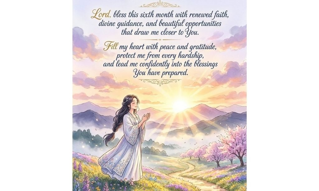A New Dawn Powerful Sixth Month Prayer for Blessings and Breakthrough - Releasing Fresh Grace Over a New Season