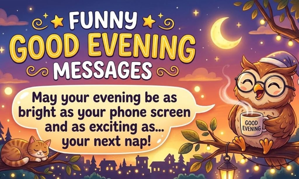 Funny Good Evening Messages