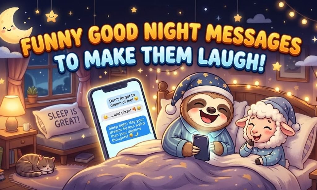 Funny Good Night Messages to Make Them Laugh