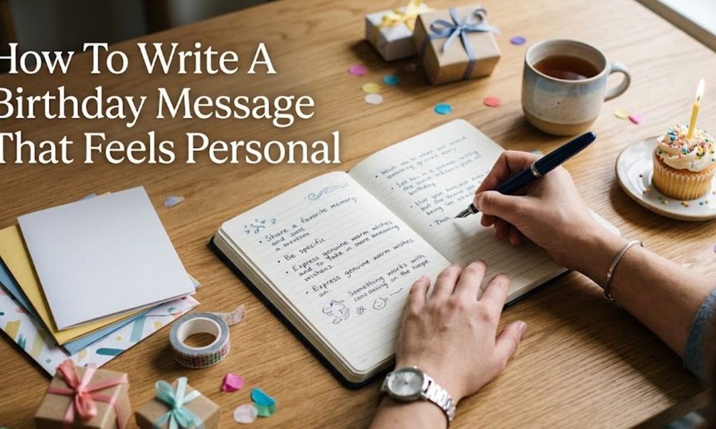 How To Write A Birthday Message That Feels Personal