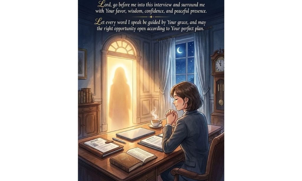 Midnight Prayers for Favor Before a Job Interview - Inviting Divine Grace Into the Room