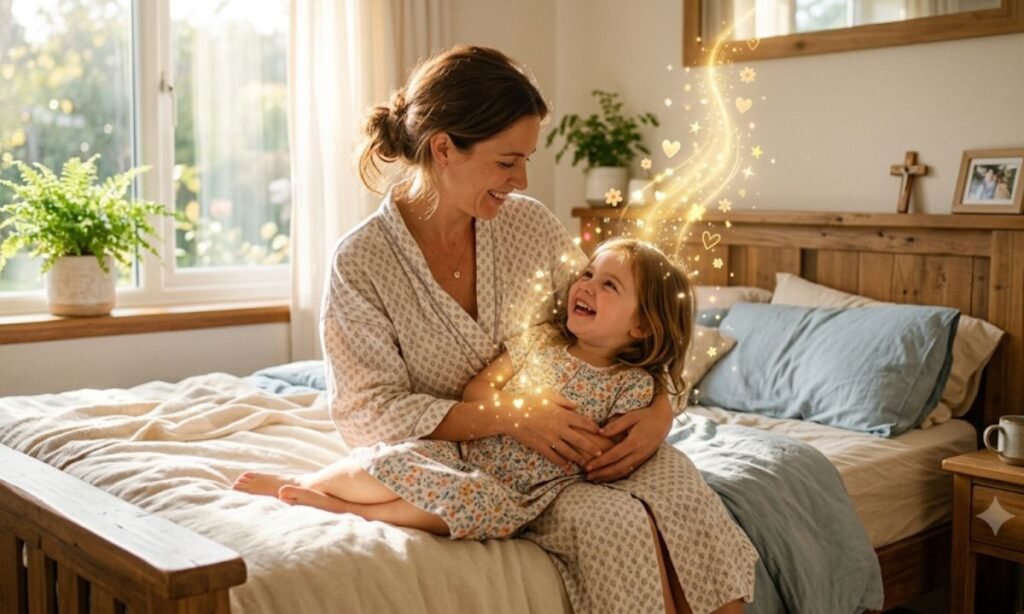 Showering Her Morning with Endless Blessings