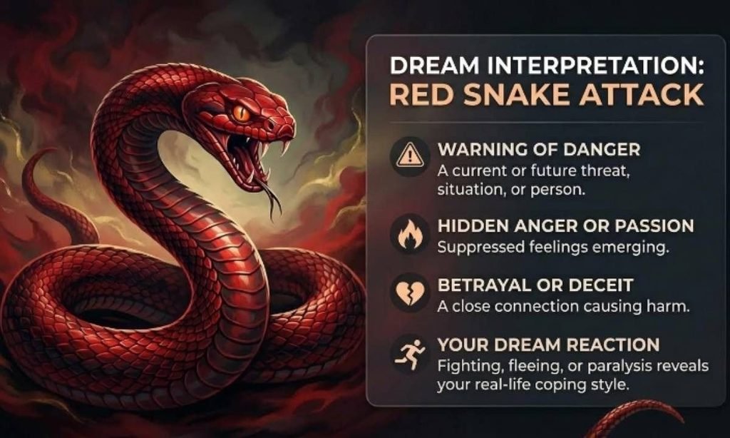 Dream of Red Snake Attacking Me