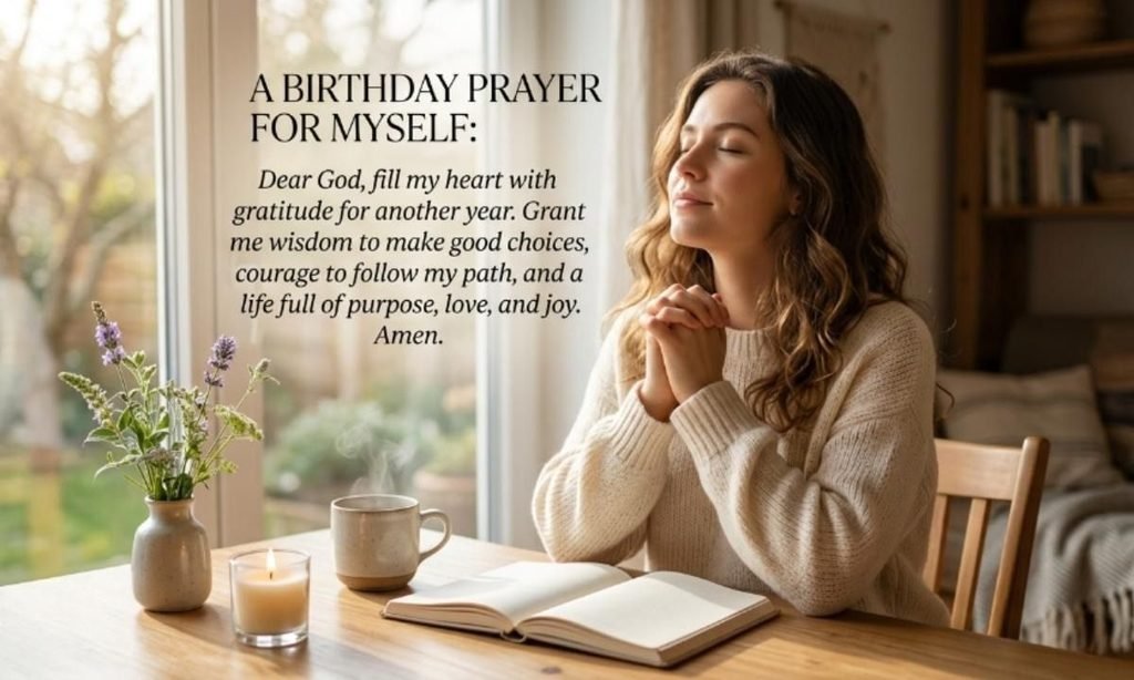 Inspirational Birthday Prayer for Myself