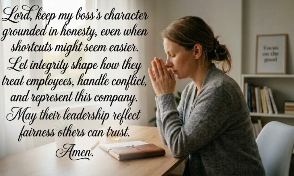 Meaningful Prayers for Your Boss in Different Areas of Life
