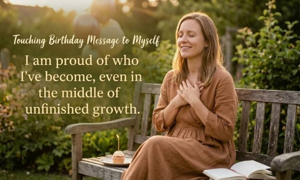 Touching Birthday Message to Myself