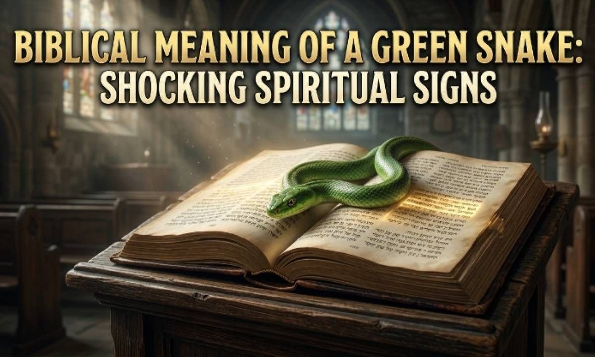 biblical meaning of green snakes