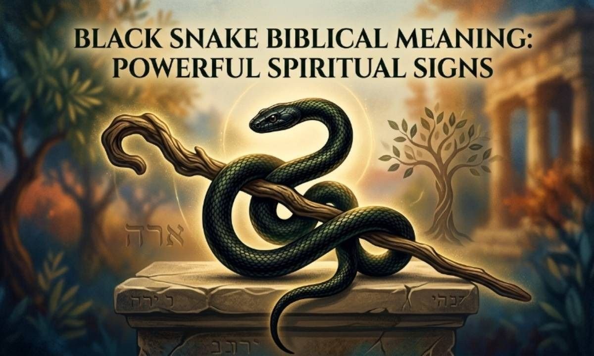 seeing a black snake spiritual meaning