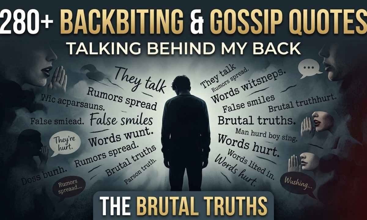 280+ Backbiting Gossip Talking Behind My Back Quotes